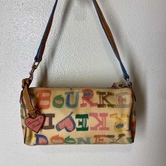 Dooney & Bourke Colorful Logo Mini Shoulder Bag. - Picture 1 of 6